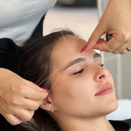 Depilación con hilo